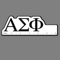 6" RULER W/ Alpha Sigma Phi